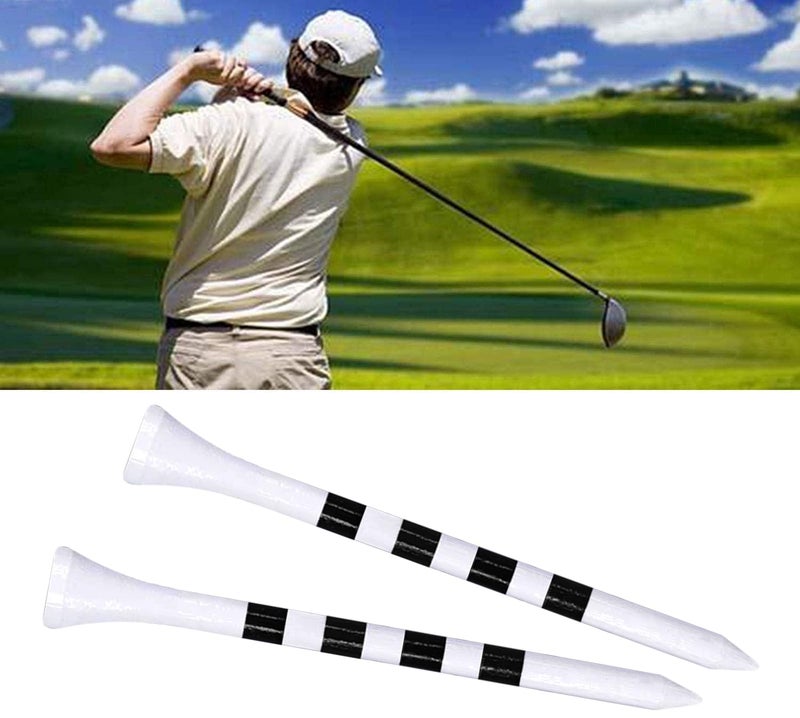 Zivisk Wooden Golf Tees 3-1/4" 100 Count 83mm Natural Color - Image 5